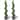 2Pcs 4 FT Artificial Boxwood Spiral Topiary Trees, Artificial Plants Outdoor with Simulation Decor, Evergreen Faux Tree