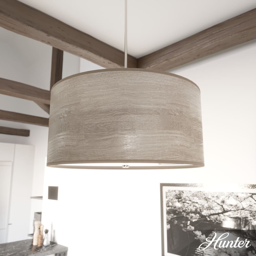 Hunter Solhaven Drum Pendant Light