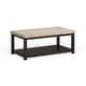 preview thumbnail 5 of 7, Furniture of America Della Traditional Dark Walnut 48-inch Coffee Table