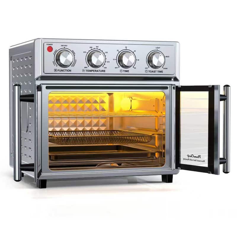 Anmytek 26QT Extra-Large French Double-Door Air Fryer Oven - 7-in-1 Toaster Oven with 7 Preset Menus, 1700W