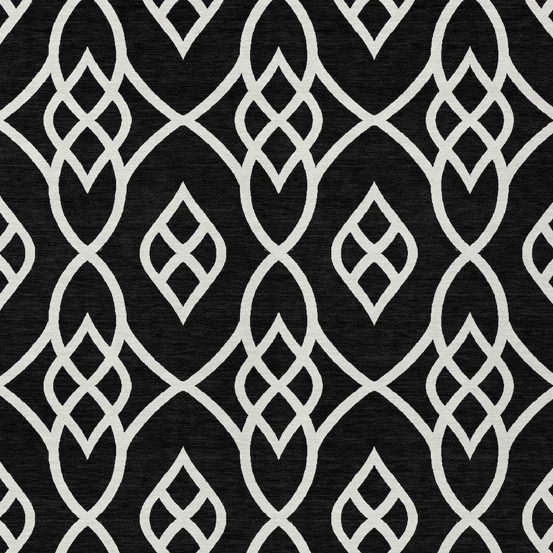 HomeRoots Trellis Transitional Rectangle Outdoor Rug