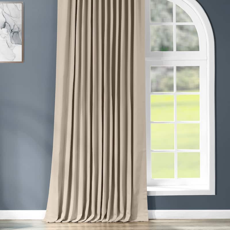 Exclusive Fabrics Extra Wide 96-Inch Room Darkening Curtain (1 Panel)