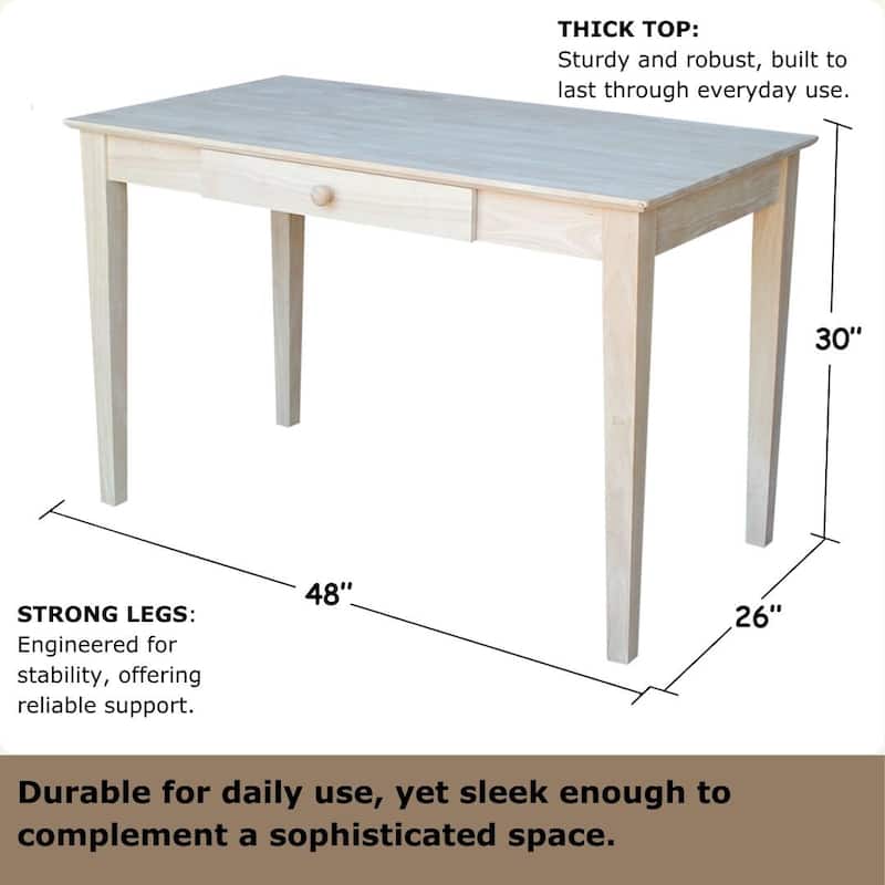 The Gray Barn Moonshine Solid Hardwood Writing Desk