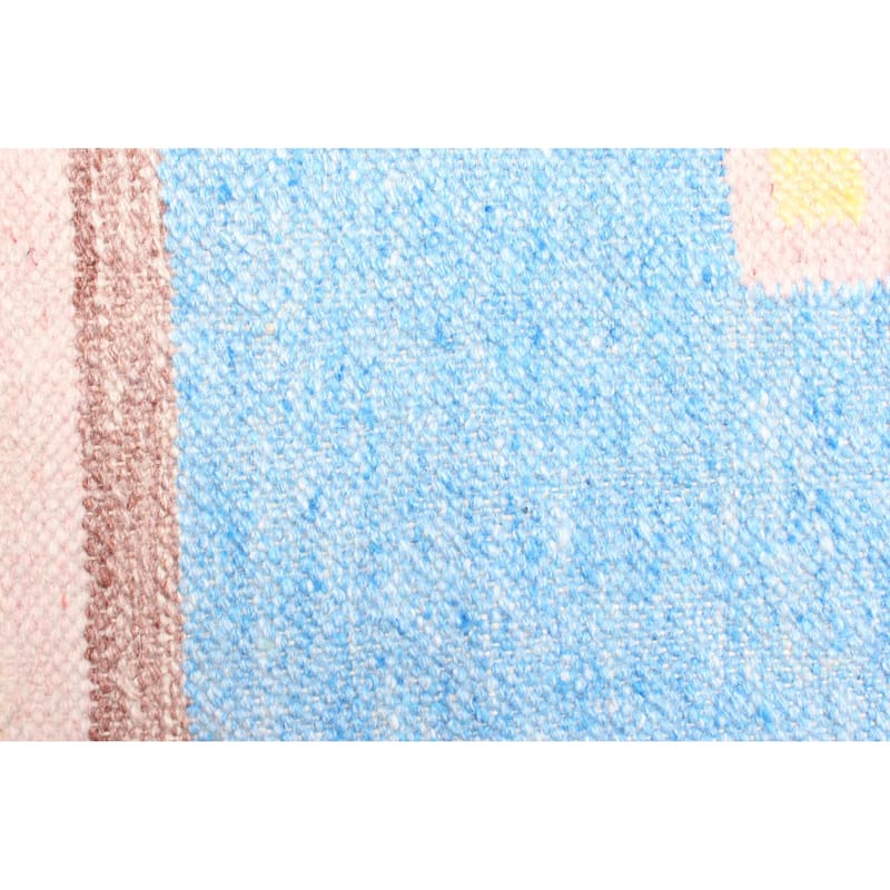 ECARPETGALLERY Flat-Weave Ankara FW Purple Wool Kilim - 5'2 x 8'0