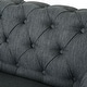 preview thumbnail 18 of 18, Castalia Chesterfield Tufted Club Chair by Christopher Knight Home - 39.00" L x 33.50" W x 28.00" H