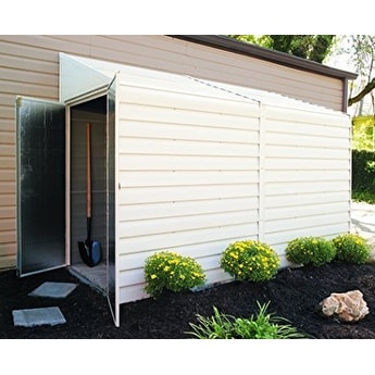 Shop Arrow Yardsaver Steel Shed 4' Wide x 10' Long - Free 