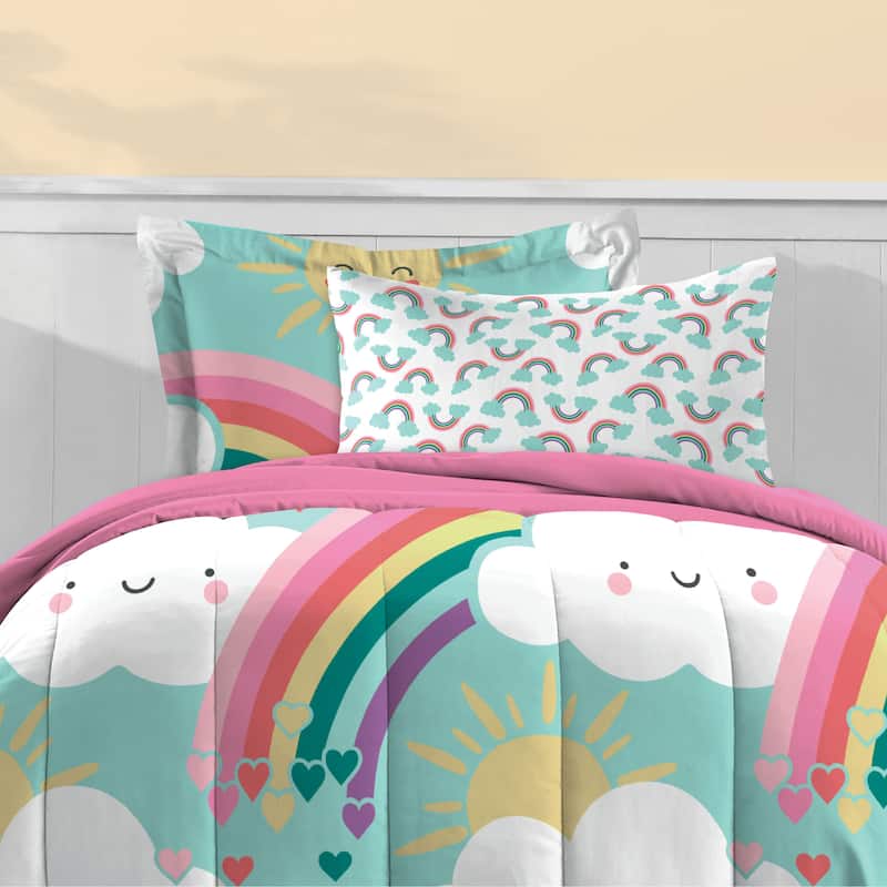 Dream Factory Rainbow Flare Bed-In-A-Bag Comforter Set