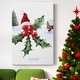 preview thumbnail 9 of 7, Christmas Holiday Art - Gallery Wrapped Canvas DCCLXXXV