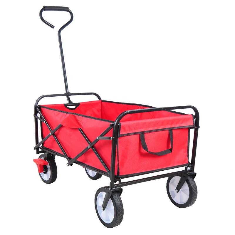 Folding Wagon Versatile Garden & Beach Cart ‚Äì Metal Construction