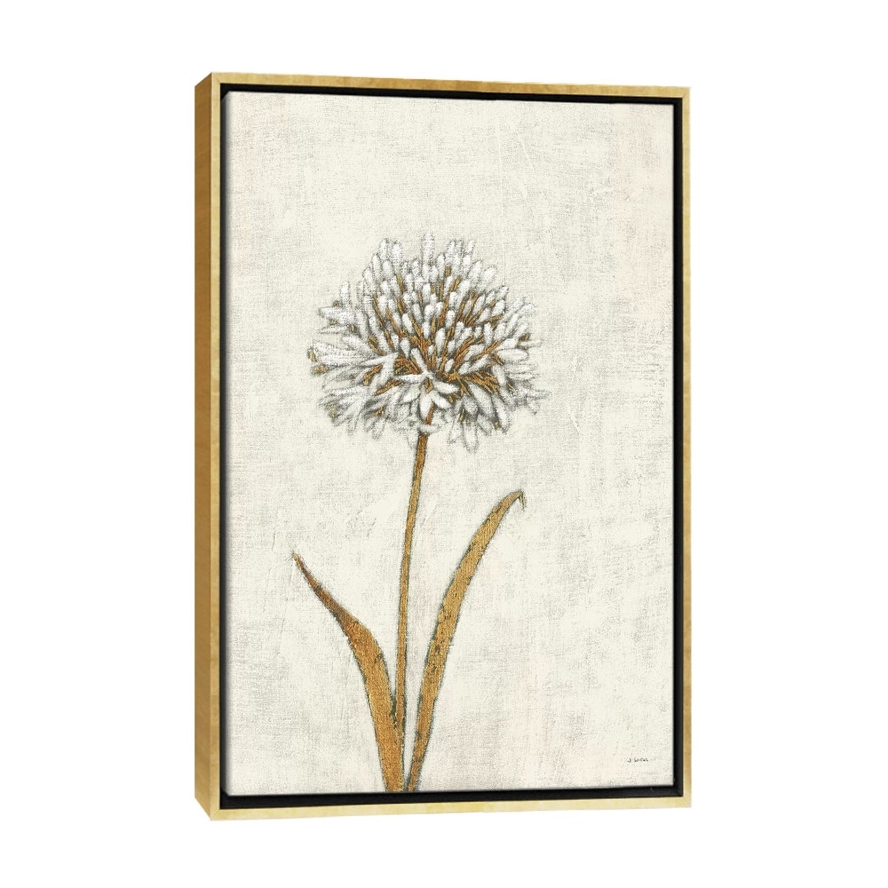 iCanvas "Shimmering Summer I Ivory" by James Wiens Framed Canvas Print