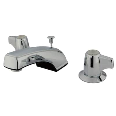 Kingston Brass Americana Widespread Bathroom Faucet with Brass Pop-Up