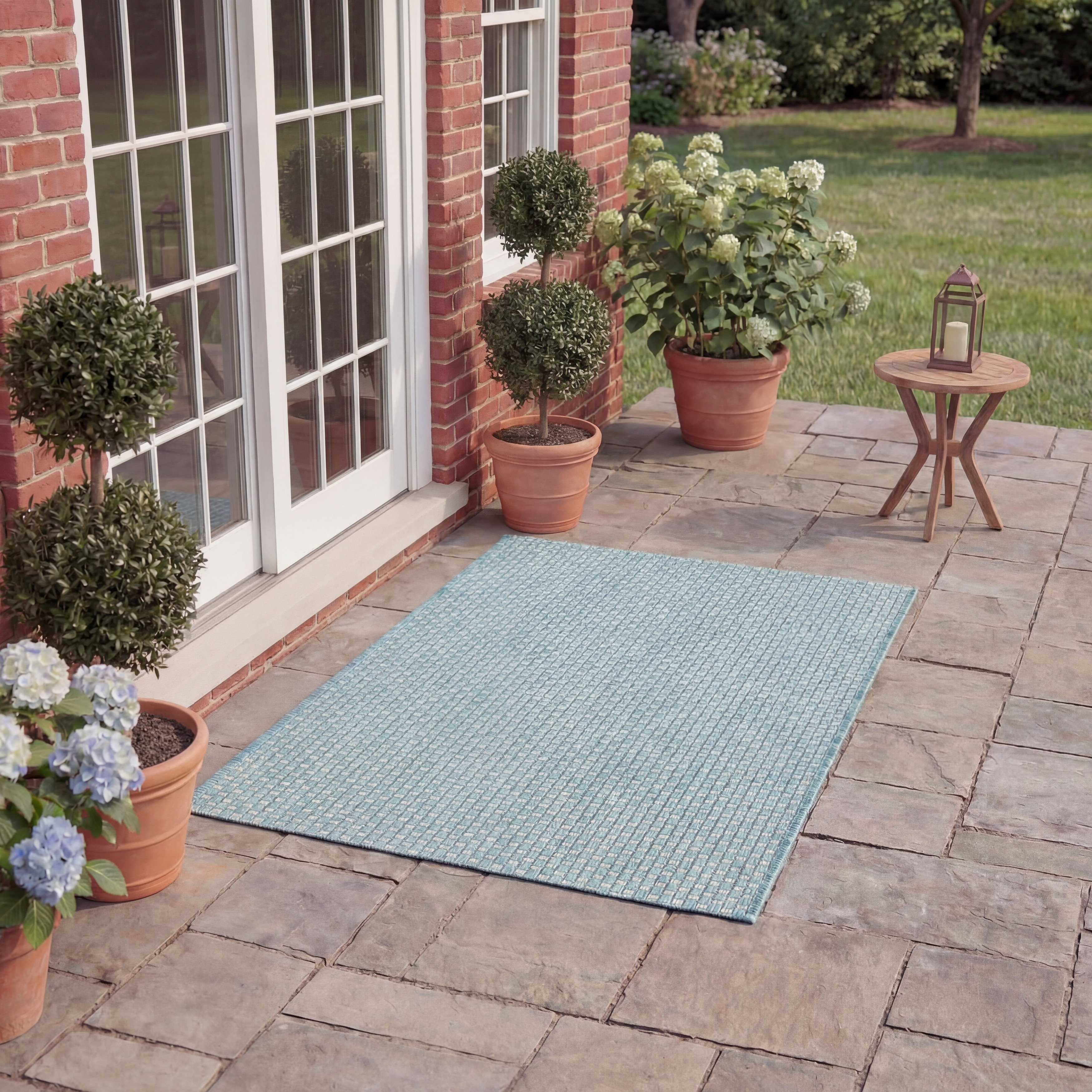 SAFAVIEH Courtyard Jonell Indoor/ Outdoor Patio Backyard Rug