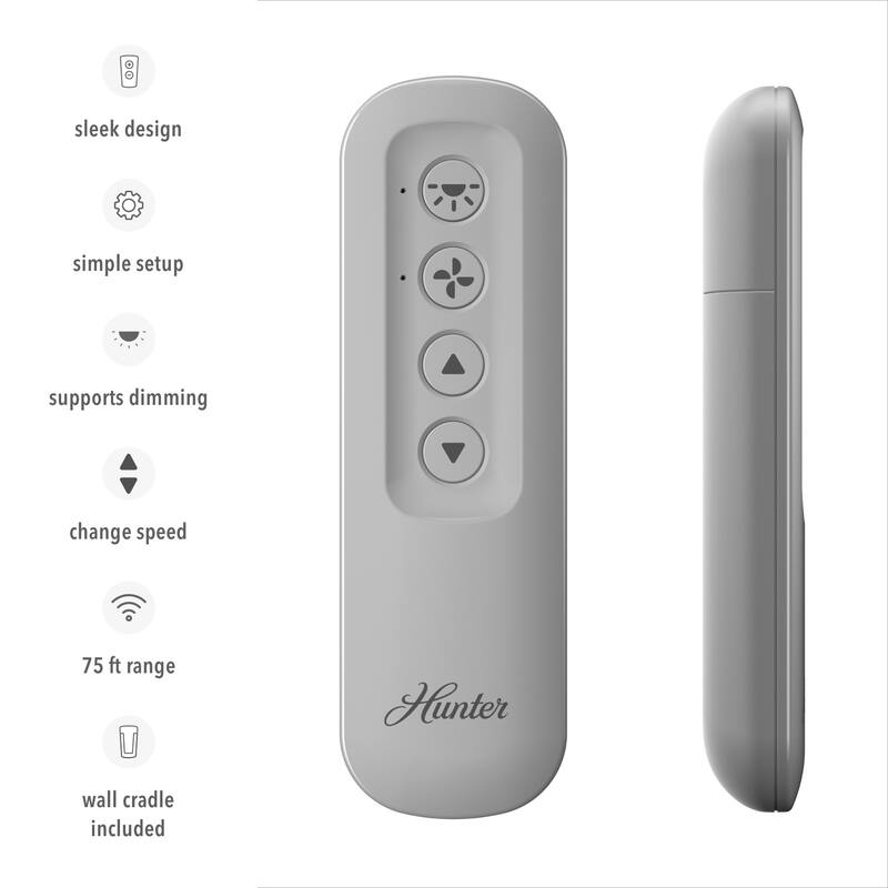 Hunter Universal Fan-Light Remote Control with Receiver