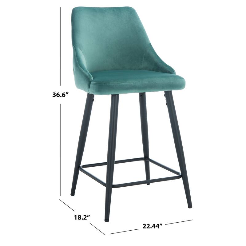 SAFAVIEH Nathalie 24-inch Counter Stool - 22.4" x 18.2" x 36.6" - 22Wx18Dx31H