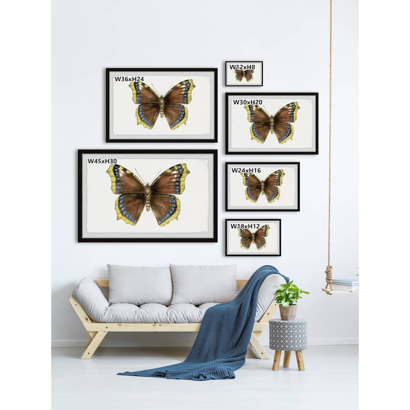 Bright Blue Spots Framed Print