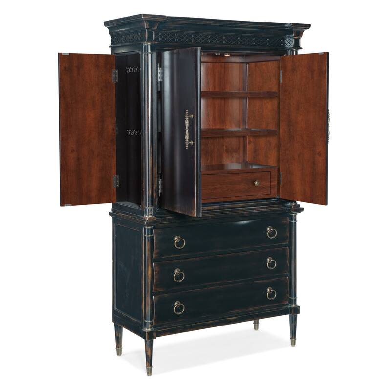 Hooker Furniture 6750-90014 Charleston 46" Wide 4 Drawer Cherry
