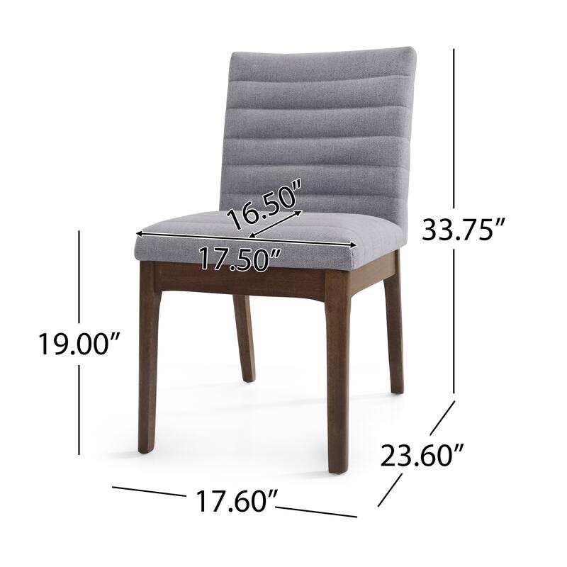 Lancer Channel Stitch Dining Chairs (Set of 4) by Christopher Knight Home