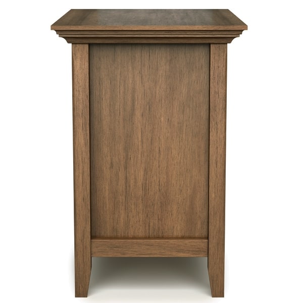 Wyndenhall Halifax Solid Wood 24 Inch Wide Traditional Bedside Nightstand Table Overstock 21496607