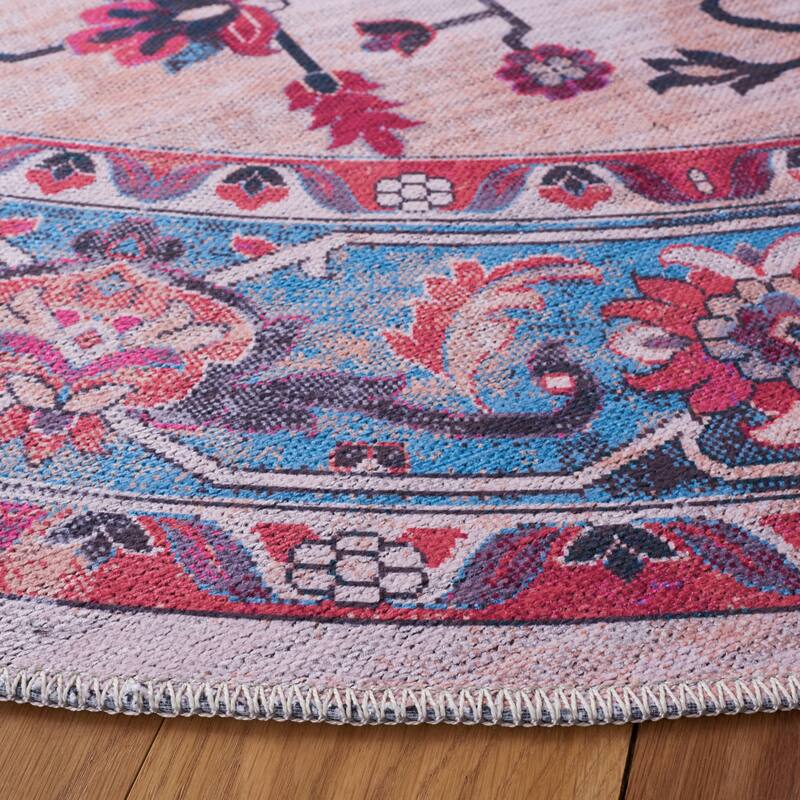 SAFAVIEH Serapi Machine Washable Thea Shabby Chic Distressed Rug