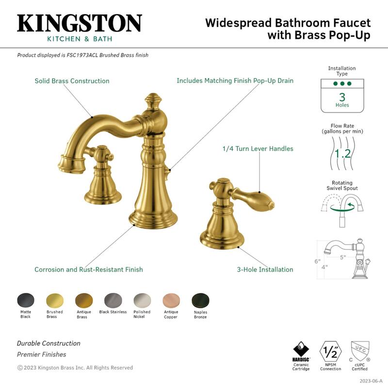 American Classic 8 in. Widespread Bathroom Faucet in Antique Copper