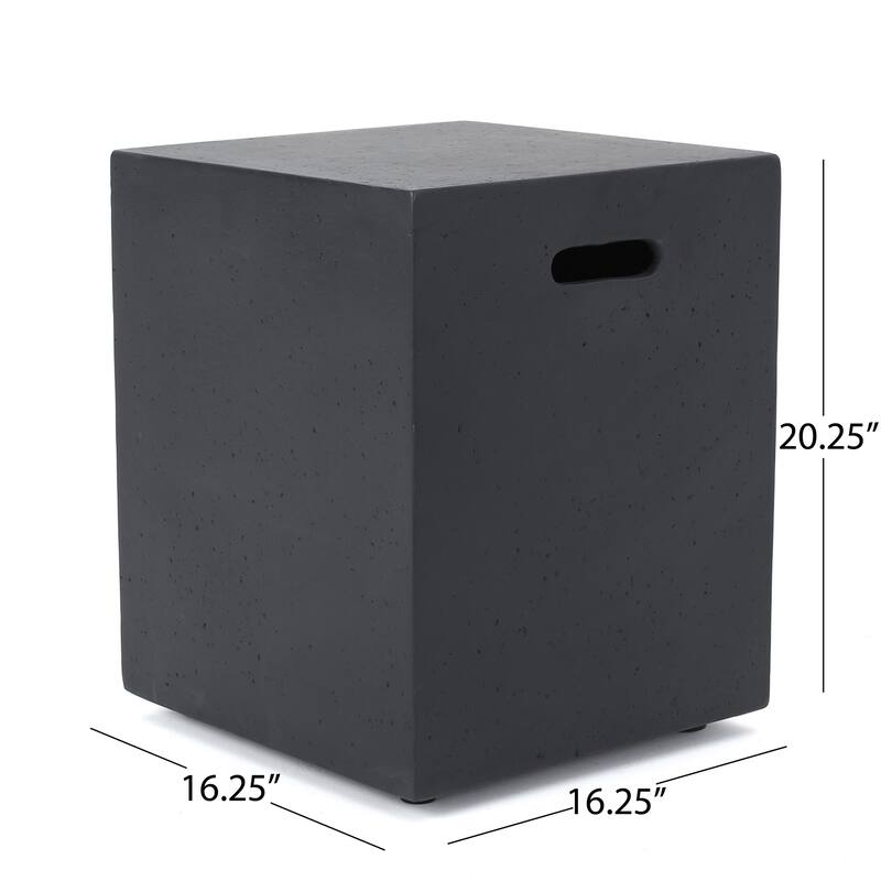 Oana Outdoor U-shaped 8-seat Acacia Sectional Sofa Set w/ Fire Pit by Christopher Knight Home