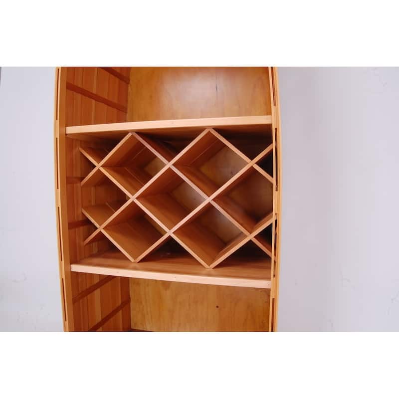 Canoe wine shelf New 5ft Tall