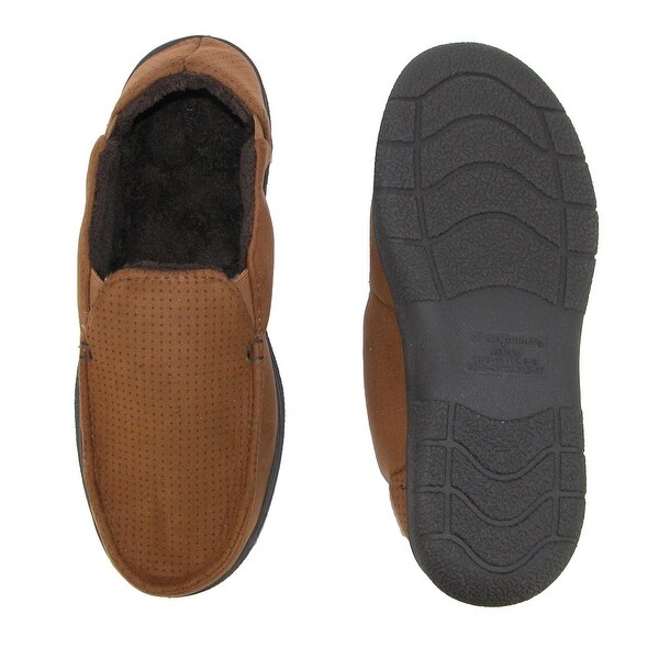 men's dearfoam wide width slippers