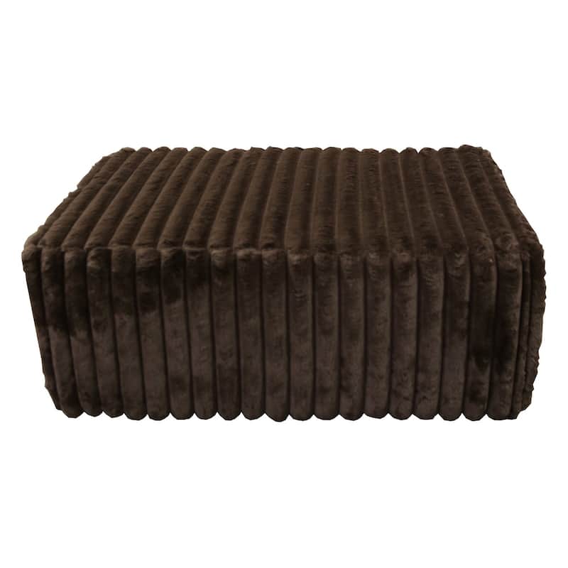 Woodhaven Furniture Studio Cord Ottoman - Brown