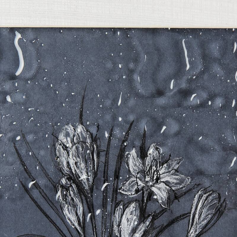 Botanical Sketches V (Blue) Framed Art Print