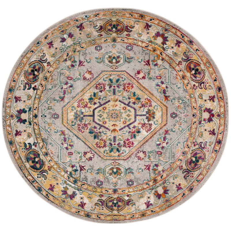 SAFAVIEH Savannah Basmah Boho Oriental Polyester Medallion Rug