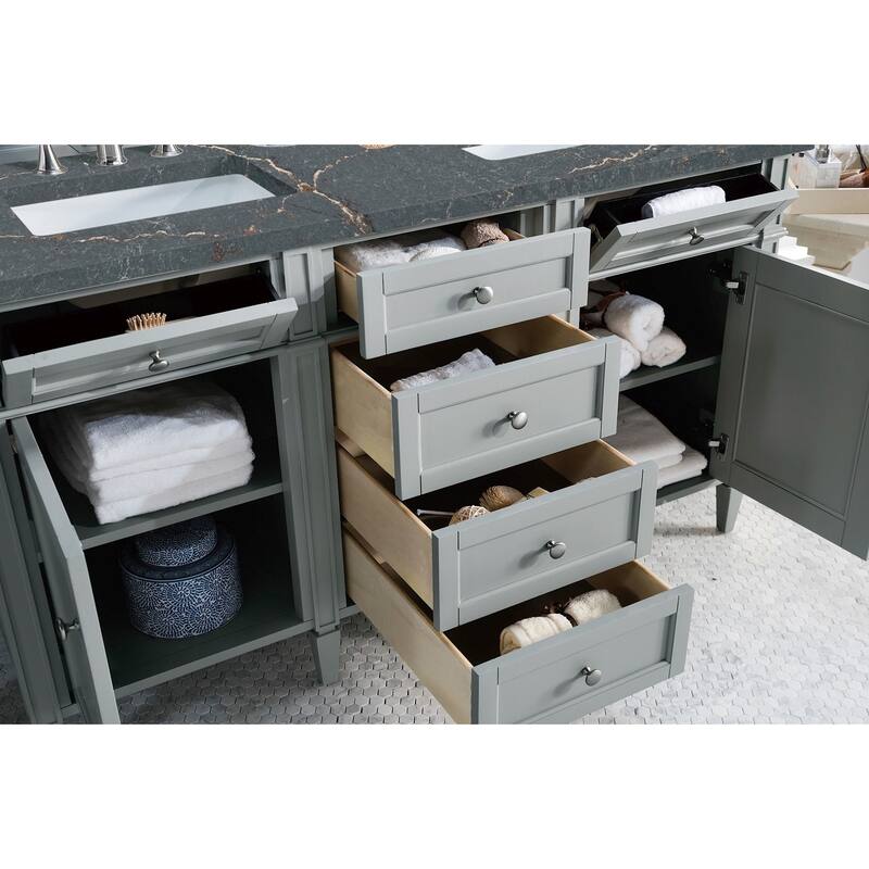 James Martin Vanities 650-V60D-FPBL Brittany 60" Free Standing Double