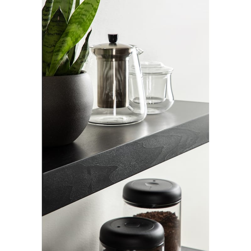 Kate and Laurel Havlock Wood Shelf Set
