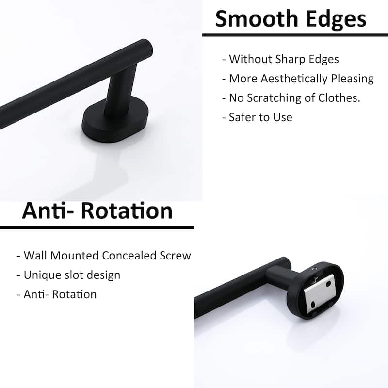 24in Towel Bar Rustproof Towel Holder