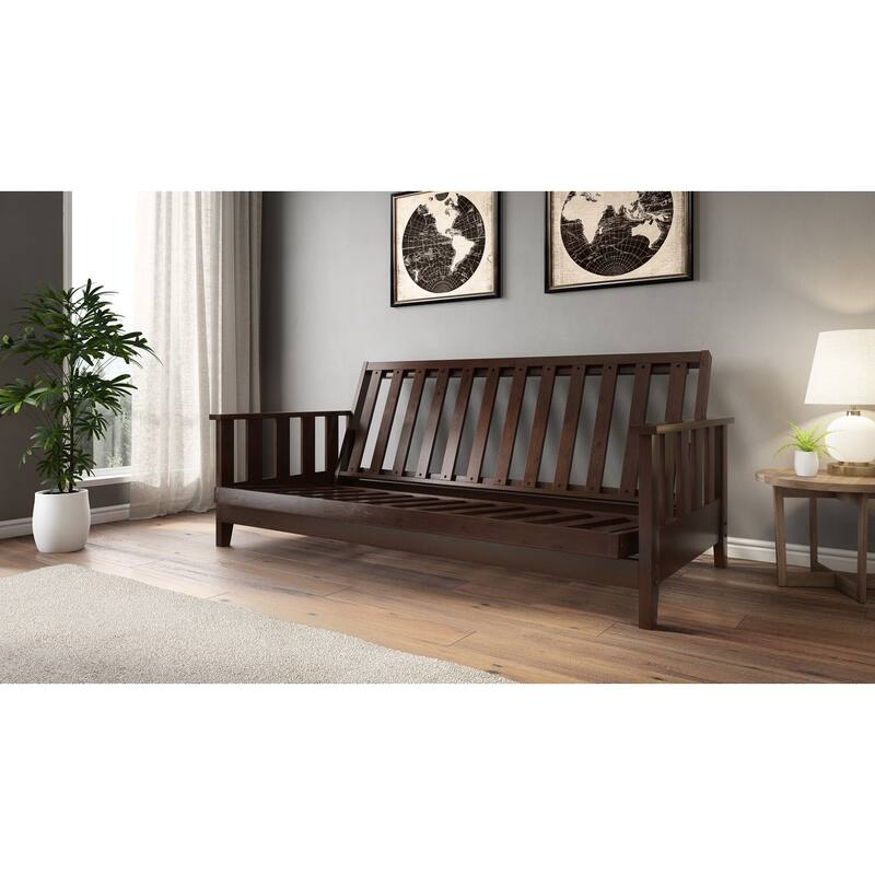 Canby Full Futon Frame - Black Walnut