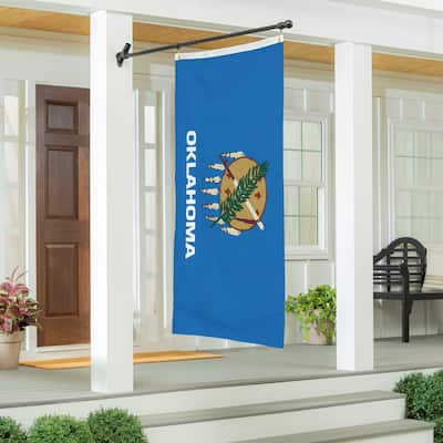 State of Oklahoma Double Sided Estate Flag w/ 2 Grommets, 3'x5'