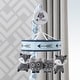 preview thumbnail 3 of 2, Lambs & Ivy Stay Wild Blue/Gray Fox & Owl Musical Baby Crib Mobile