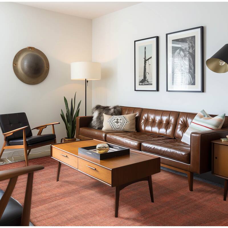 ECARPETGALLERY Hand Loomed Shimmer Dark Copper Viscose, Wool Rug - 5'7 x 7'11