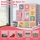 preview thumbnail 12 of 68, Kids Wardrobe Closet with Hanging Section and Cute Doors