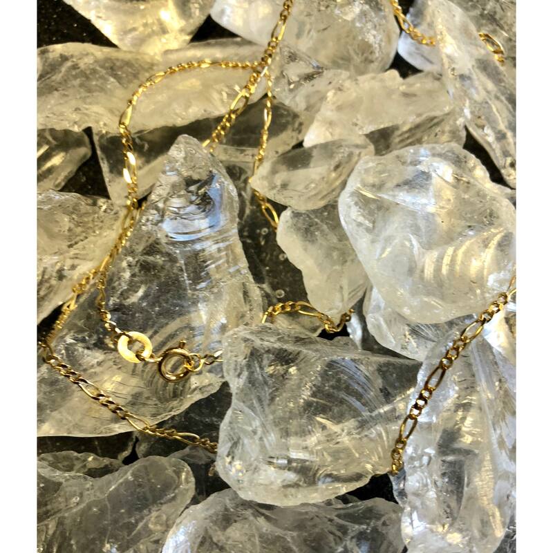 Roberto Martinez Gold Plated Silver 1.5 mm Figaro Chain (16"-24") - Yellow