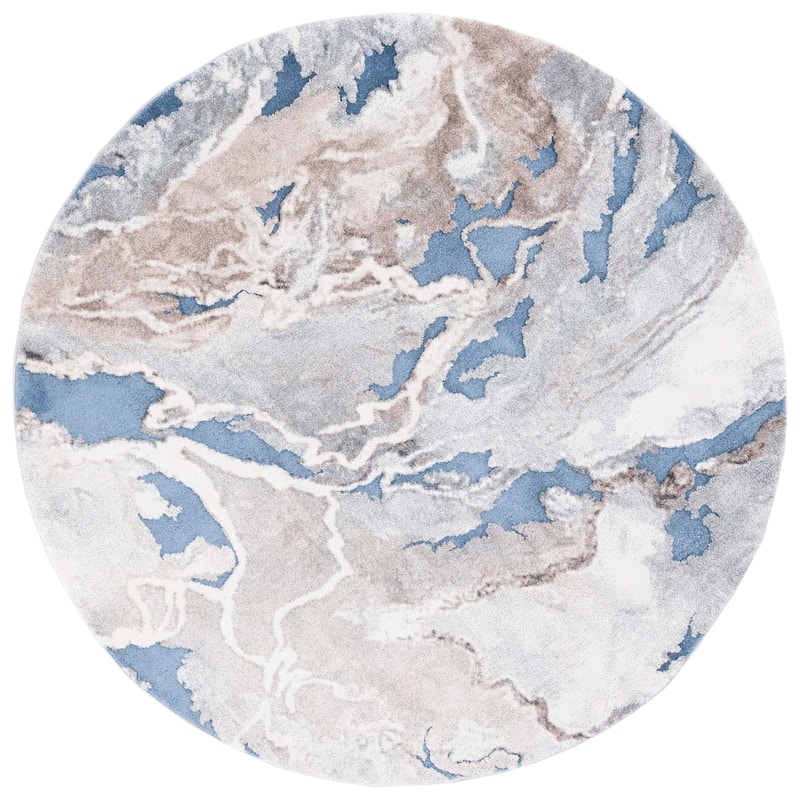 SAFAVIEH Cyrus Shag Kerasoula Abstract 1-inch Thick Rug