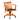 OS Home and Office Model Deluxe Wood Bankers Chair with Vinyl Padded Seat in Fruit Wood Finish and Black Vinyl Fabric