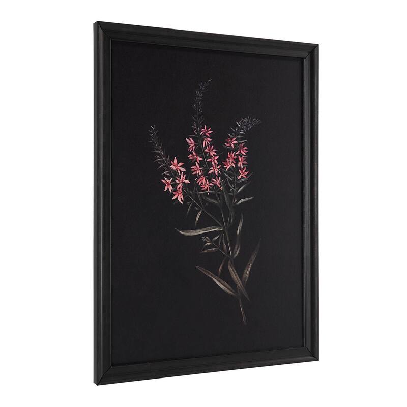 Renwil Wallflower Rag Paper 6-Piece Wall Art with Black Frame
