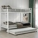 preview thumbnail 18 of 40, Twin over Twin Bunk Bed with Trundle