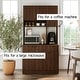 preview thumbnail 21 of 43, Living Skog Pantry Kitchen Microwave Storage Cabinet