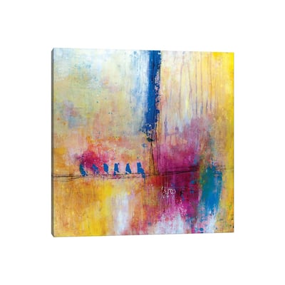 iCanvas "Birds On A Wire" by Deb Chaney Canvas Print