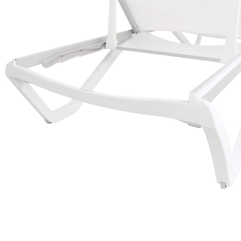 Furnish Theory Seabreeze Deck Patio Sunlounger Sun Lounger Lounge Chair Sling Chaise Lounger (Various Frame & Mesh Colors)