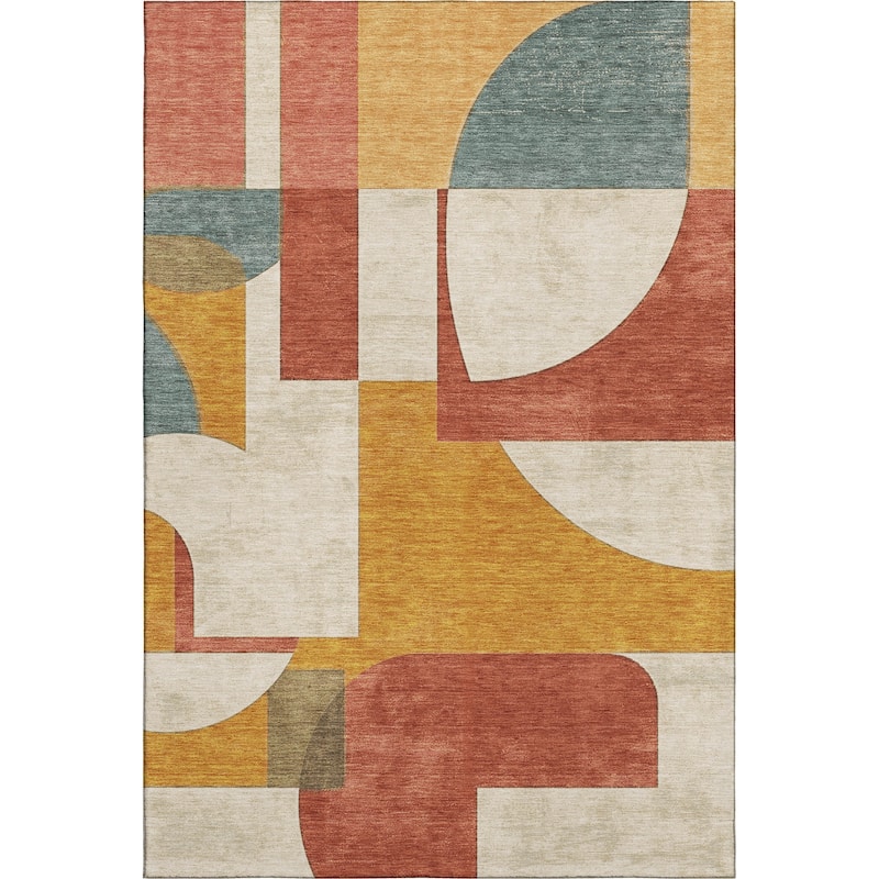 Premium Washable Super Soft Geo Modern Mayfield Rug