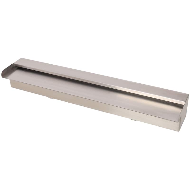 Pool Fountain, Spillway for Swimming Pool Decoration Sheer Descent, Waterfall Fountain, Stainless Steel 35.4"