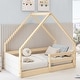 preview thumbnail 19 of 20, Polifurniture Brie Toddler Bed with Roof