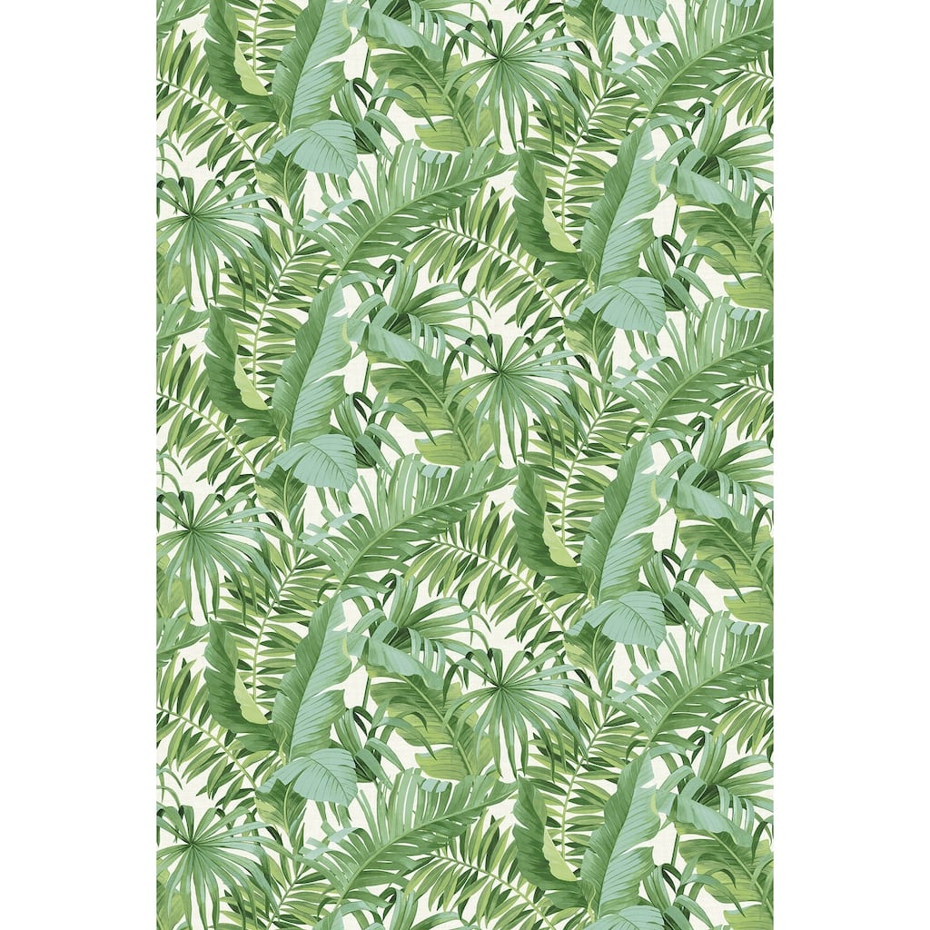 REMIX Walls by Katie Hunt Tropical Palm Leaf Green Wall Mural